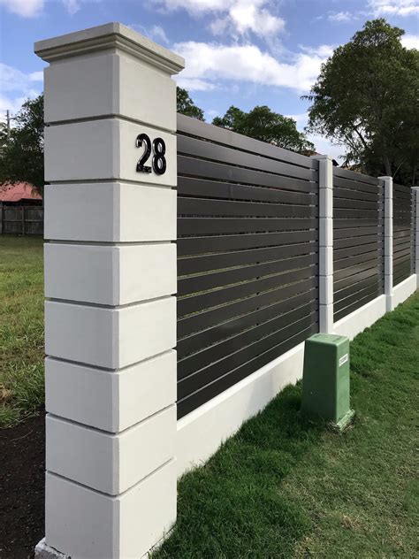 modern fence design